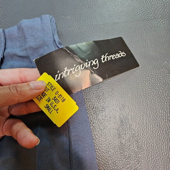 Vintage Intriguing Threads Blue Skirt - Picture 3 of 7